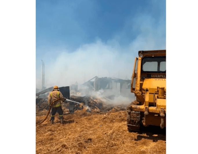 Fire Contained in Taanayel Hay Storage