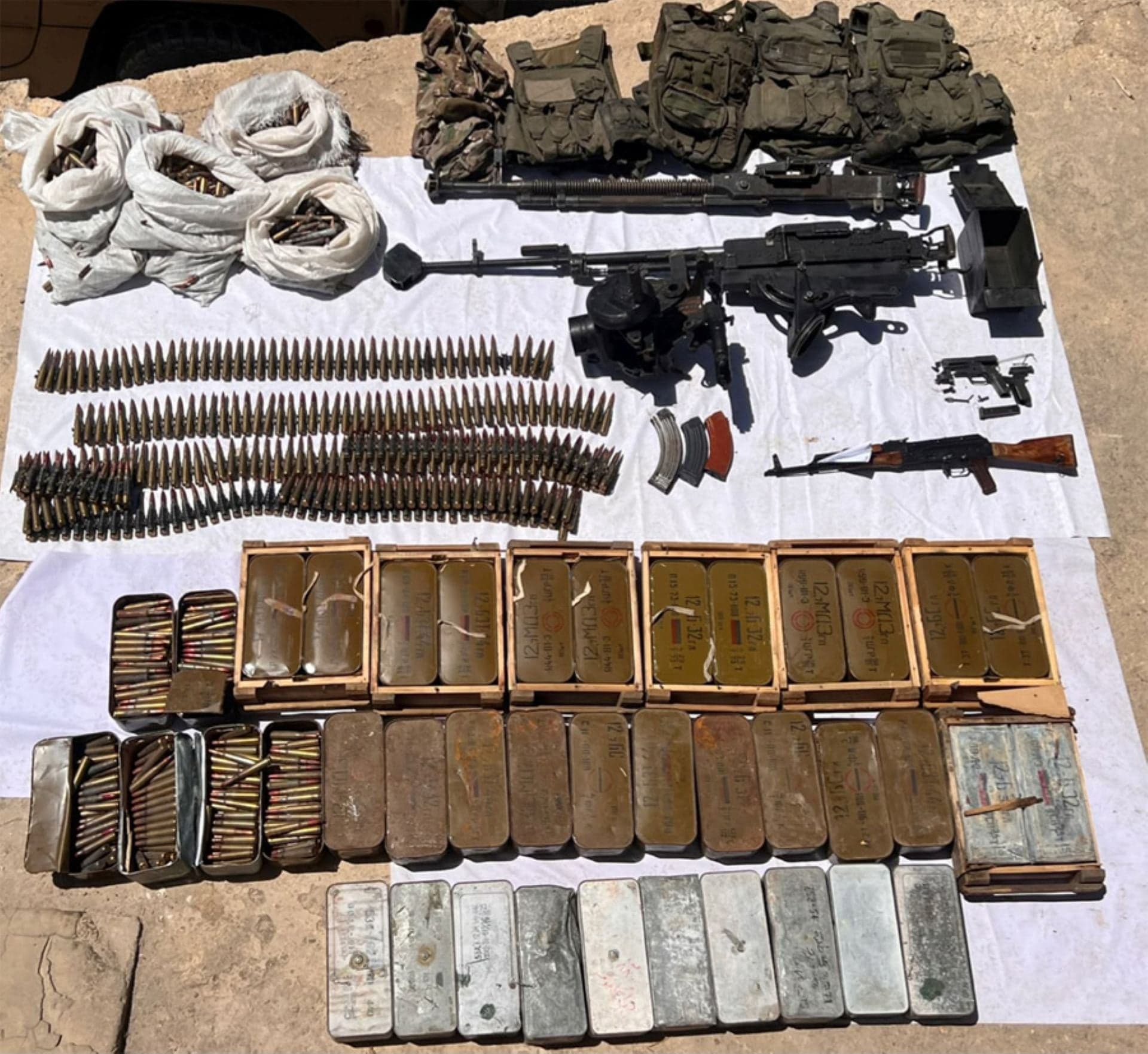 Army raids seize weapons and destroy 16 marijuana tents