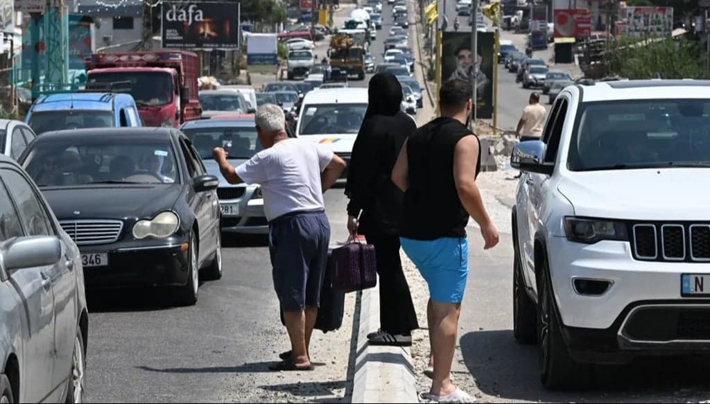 Southward displacement after Israeli escalation