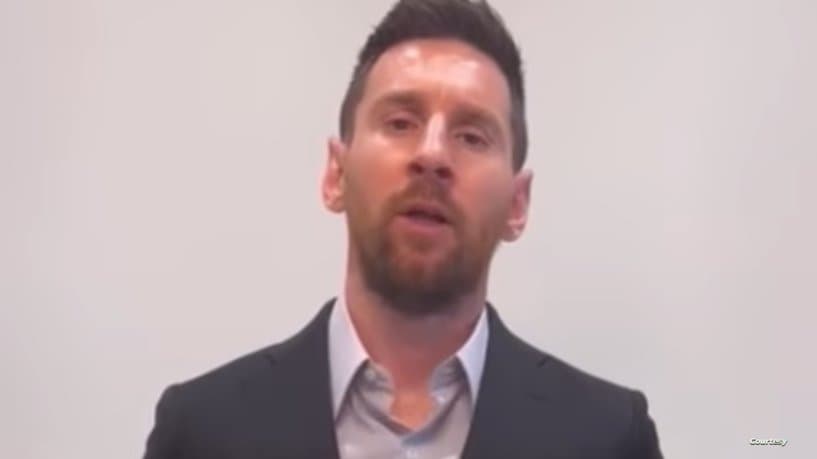 Messi's farewell to his father and mentor