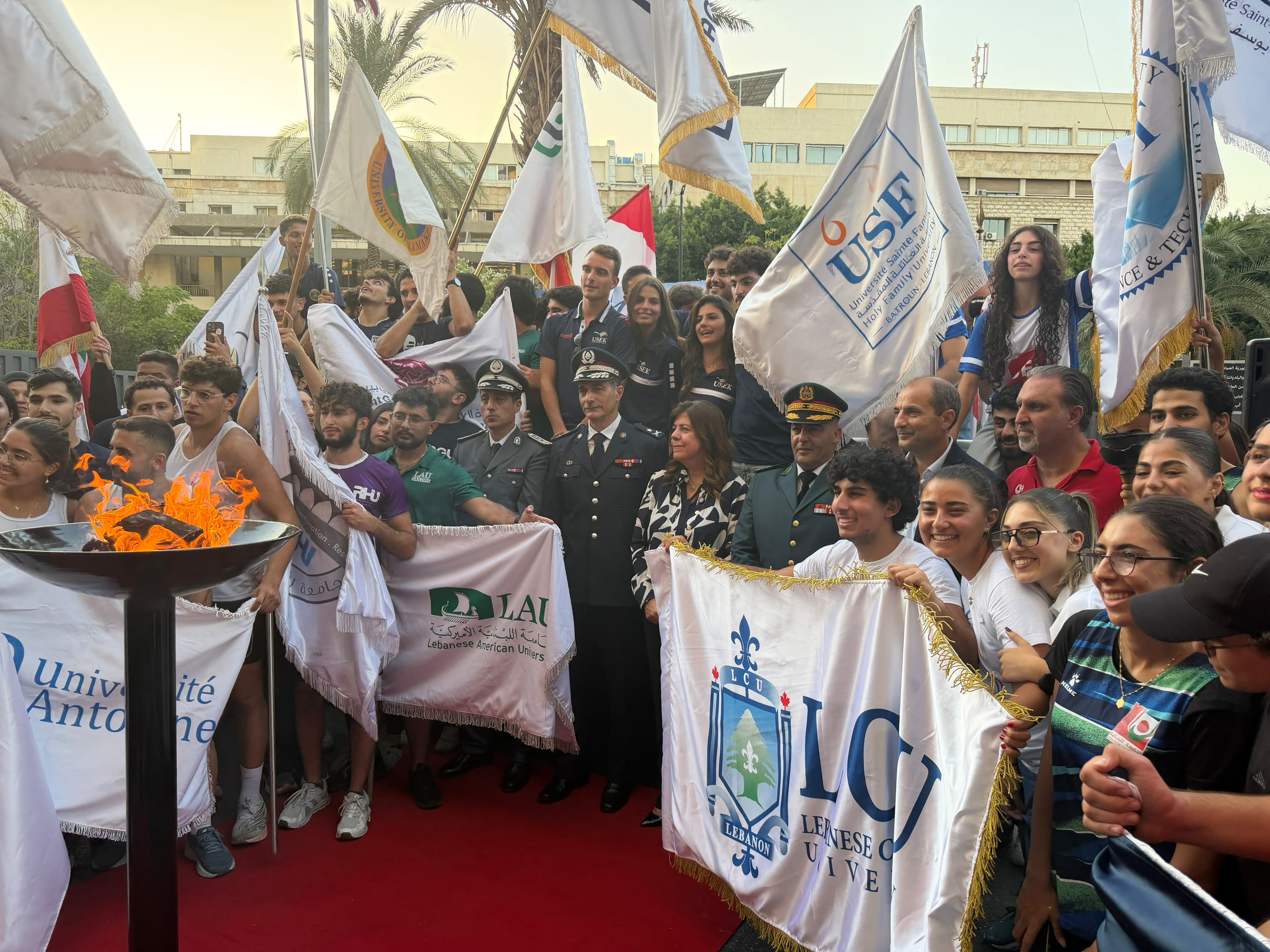 Lebanese Sports Week Kickoff with National Flame