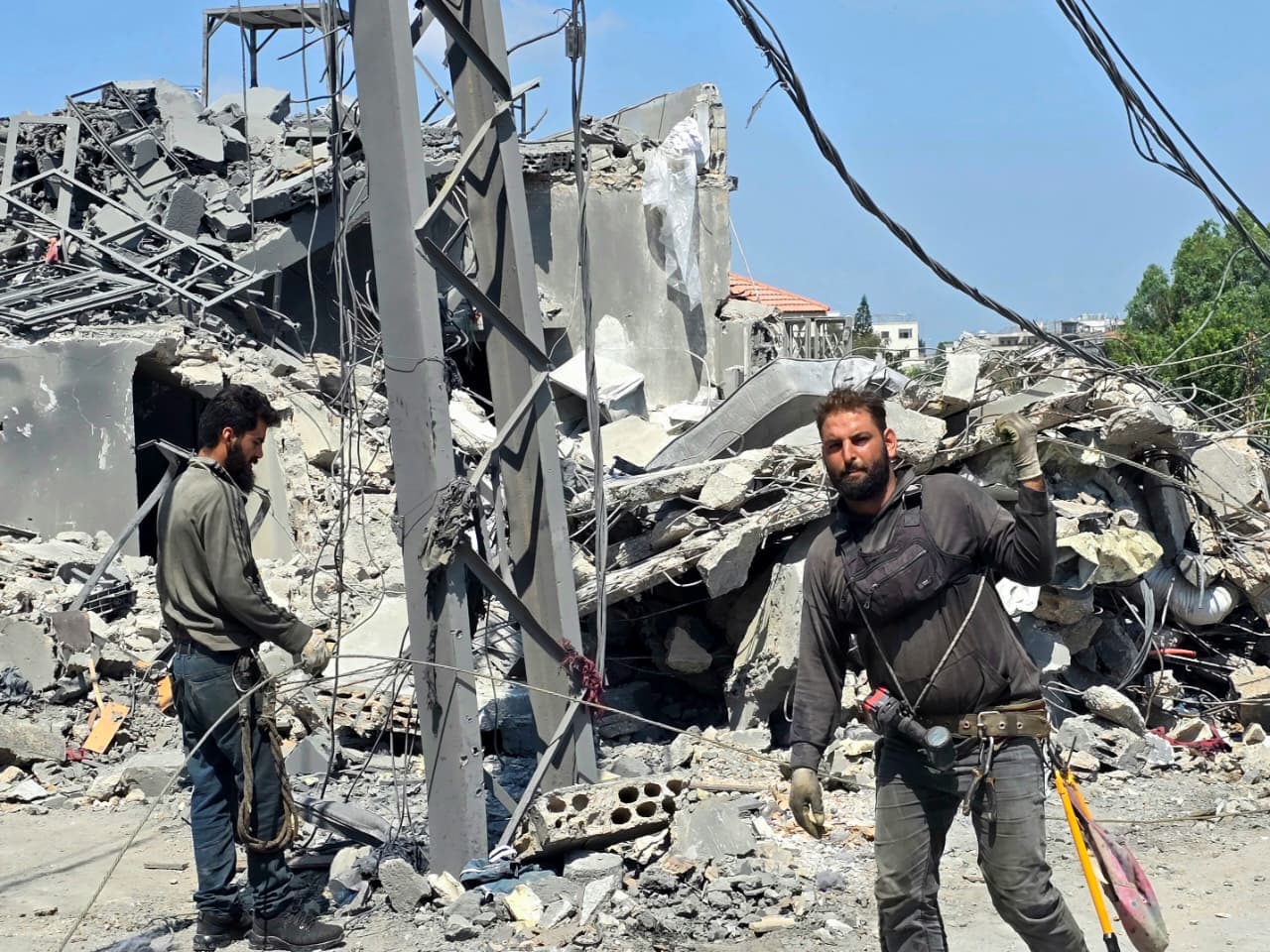 Storm escalates fears of eruption Washington blames Hezbollah in south