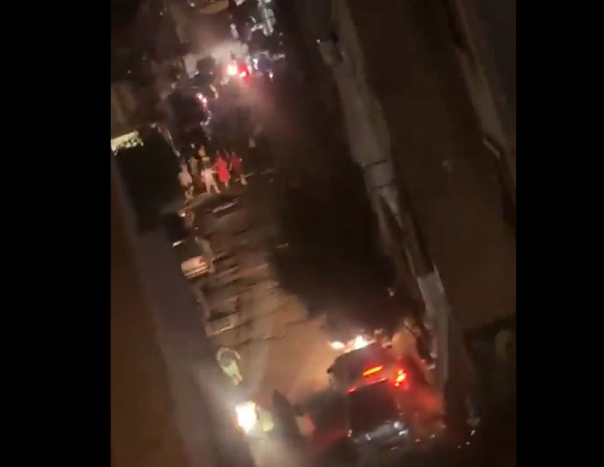 Early morning evacuation at Hurayt Hareer