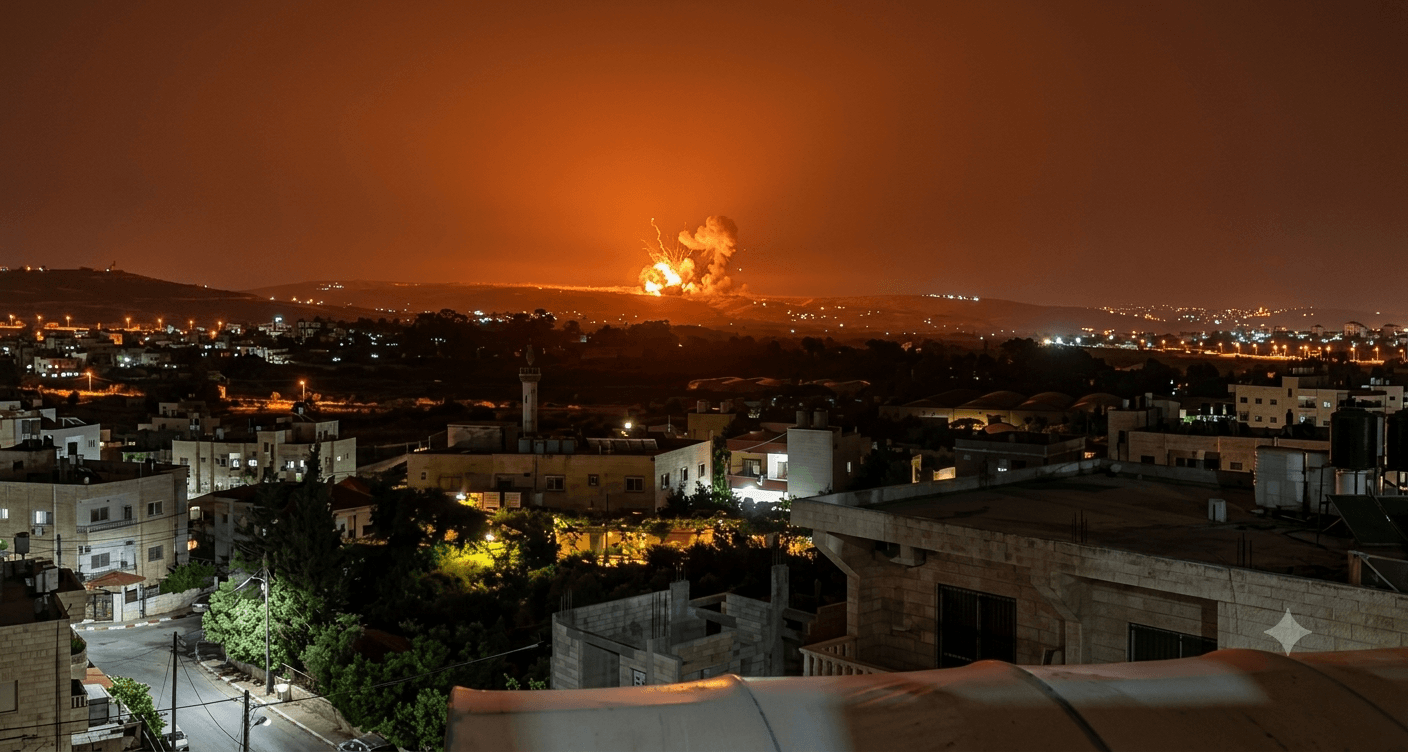 تفجيرات وحرائق في مشاع المنصوري ويارون