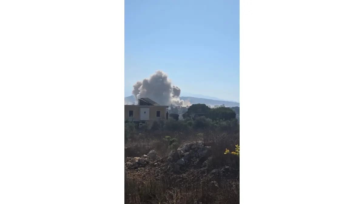 انفجار كبير في زوطر الشرقية وغارة تحت دير مار ميما