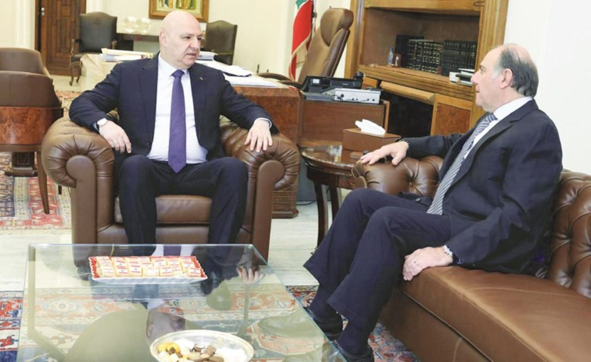 President Aoun Meets Saeed on Financial Matters