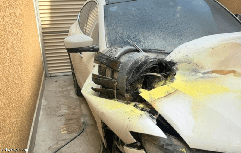 Civil Defense reports shrapnel injuries to resident house and vehicle