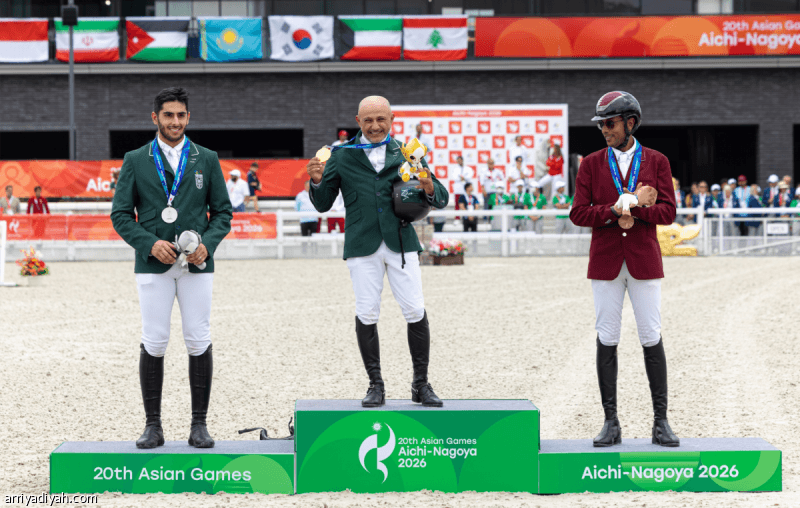 Asian Games show jumping winners