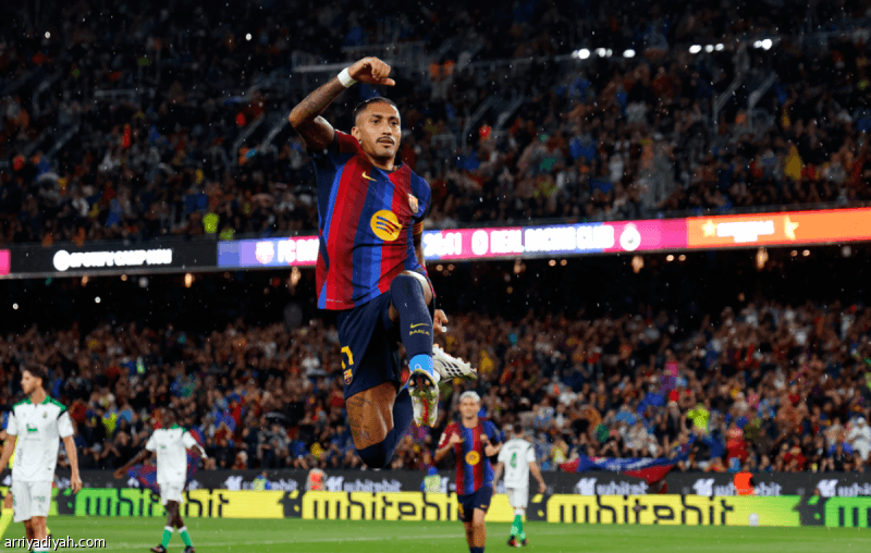 Raphinha named Spain's player of the month