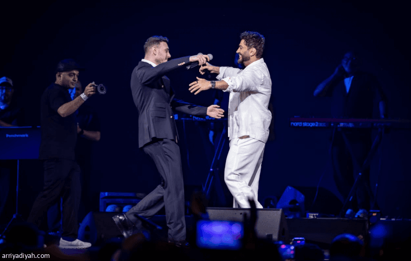 Tamer and El-Shamy deliver lively night in Jeddah