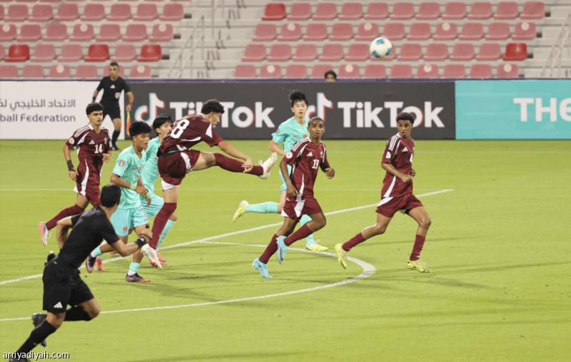 قطر تتلقى خسارة أمام الصين في كأس الخليج للناشئين
