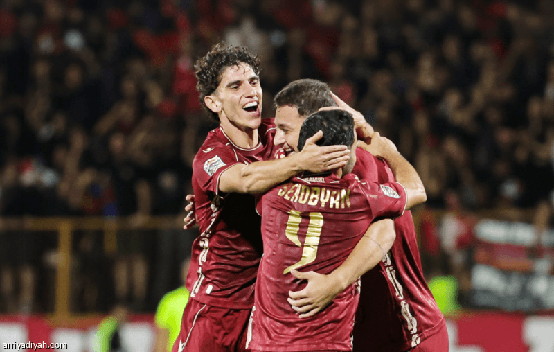 Spertsyan scores for Armenia versus Latvia