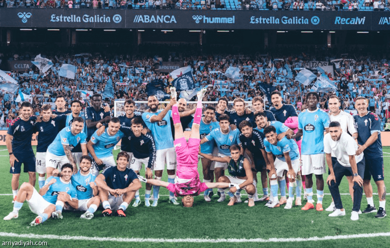 Celta wins 5-0 over Santander