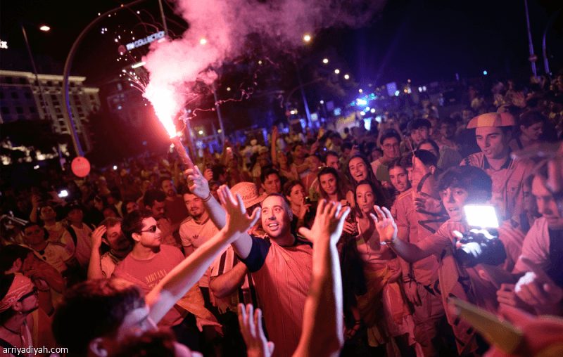 Seismic sensors record Spain's celebrations