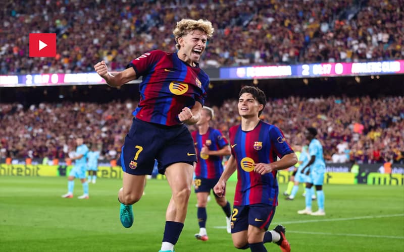 برشلونة يفوز بصعوبة على أتلتيك بلباو