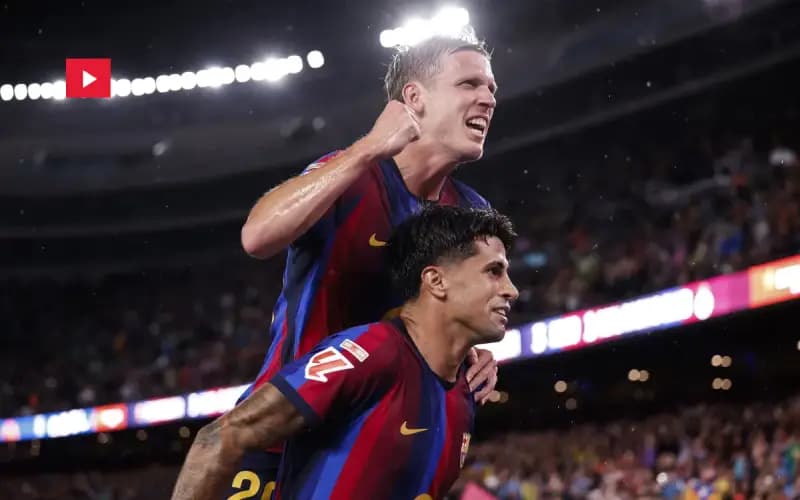 برشلونة يتفوق على راسينغ سانتاندير سباعية