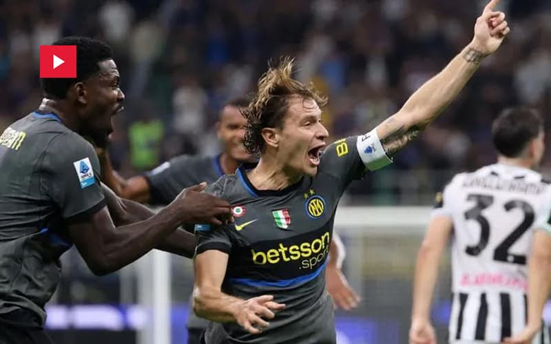 Inter overturns Udinese in 8-goal game