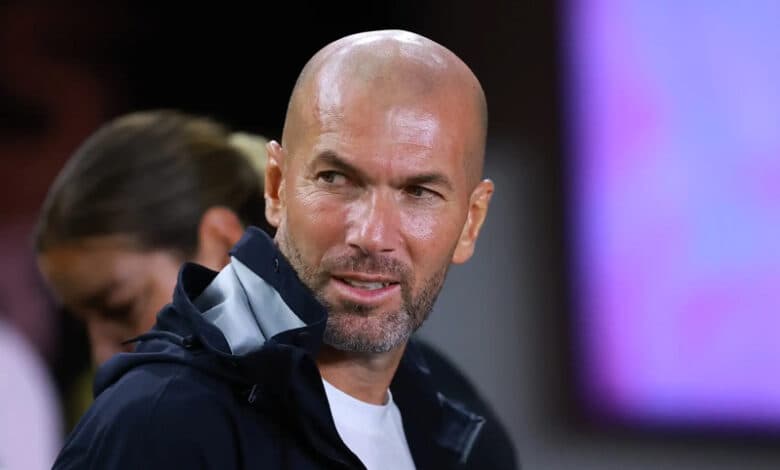Zinedine Zidane's France debut team