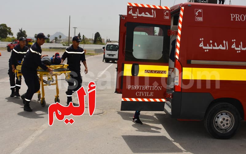 برج السدرية حادث مروري يُدمر مقهى ويقتل موظفا