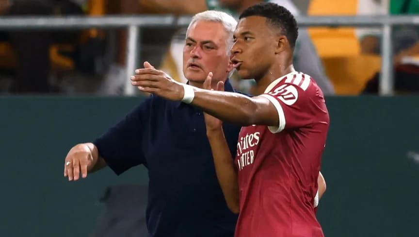 Mbappé's bicycle causes Mourinho's fury