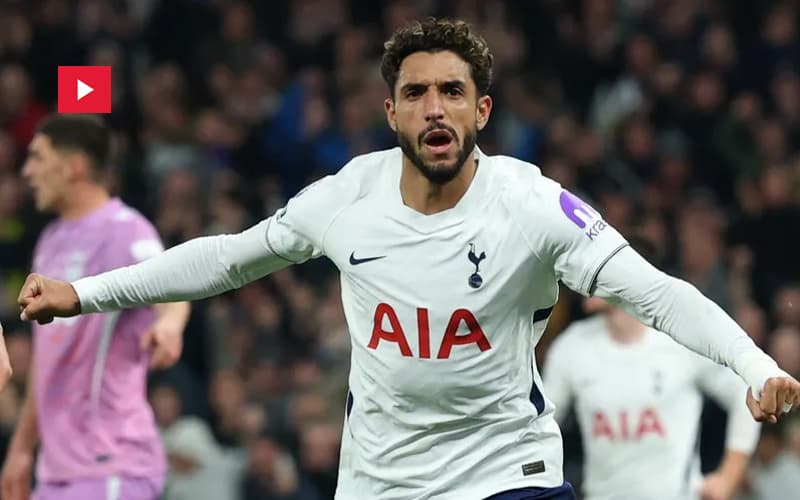 Marmoush's goal secures Tottenham's first Premier League win