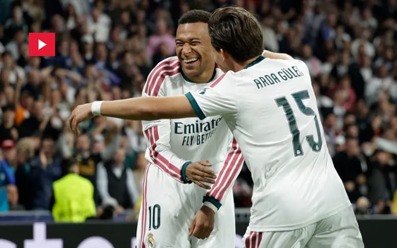 ريال مدريد يفوز على لايبزيغ برباعية