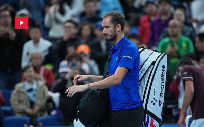 Medvedev disqualified by spectator