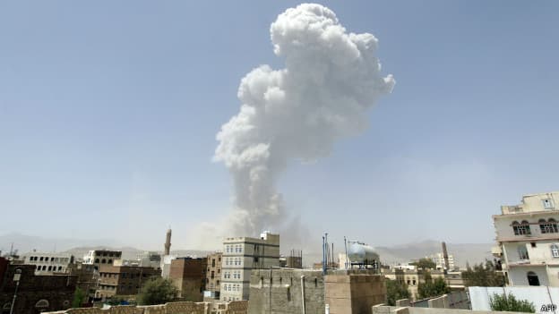 Airstrikes Shake Sana'a