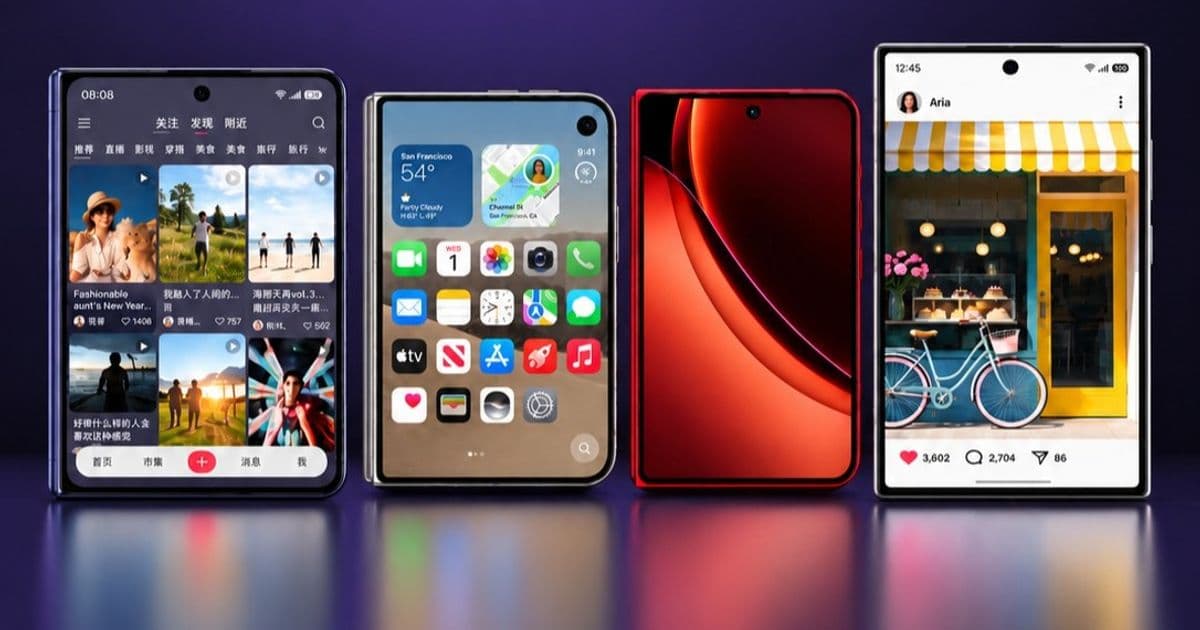 مقارنة بين آيفون وSamsung وHuawei وXiaomi