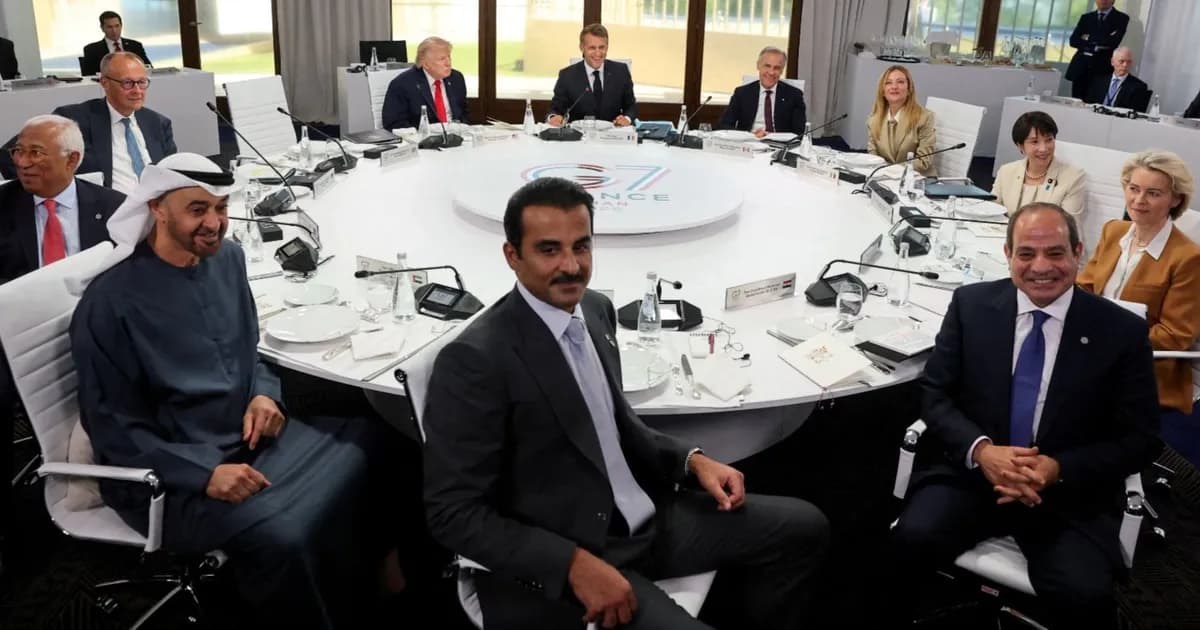 مصر وقطر والإمارات تناقش وضع الشرق الأوسط مع السبع