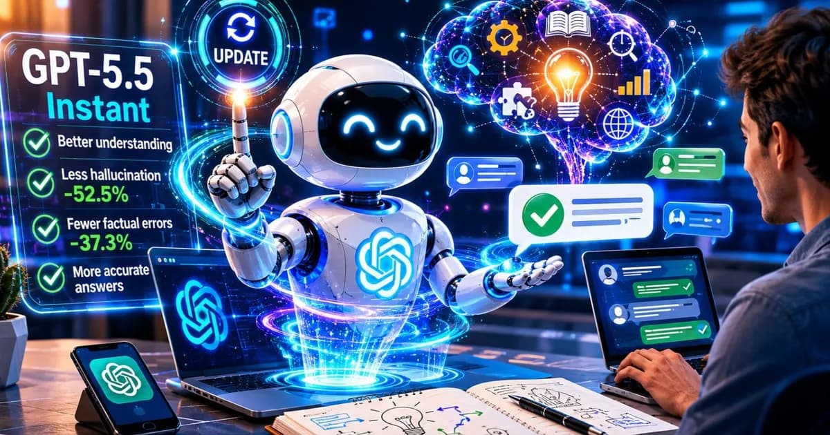 تحديث جديد لChatGPT: ردود أدق وأكثر اجتماعية