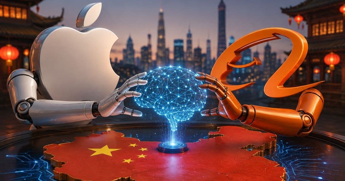 Apple teams with Alibaba on China AI