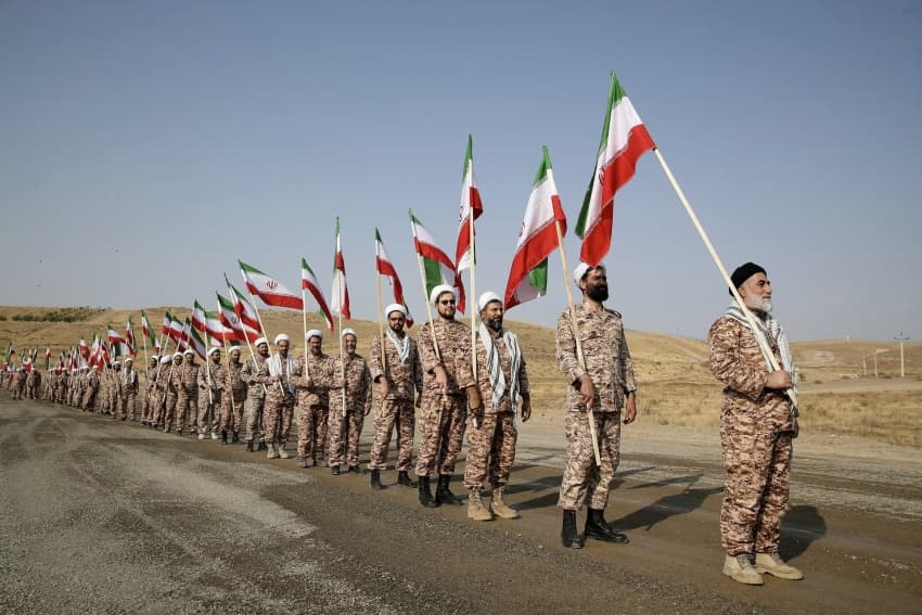 Revolutionary Guards intercept weapons and disrupt sabotage plots