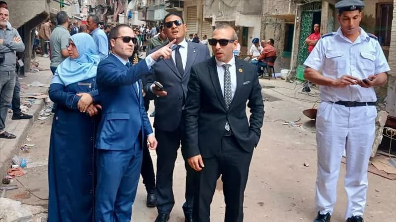 النيابة تحقق في انهيار عقار شرق الإسكندرية