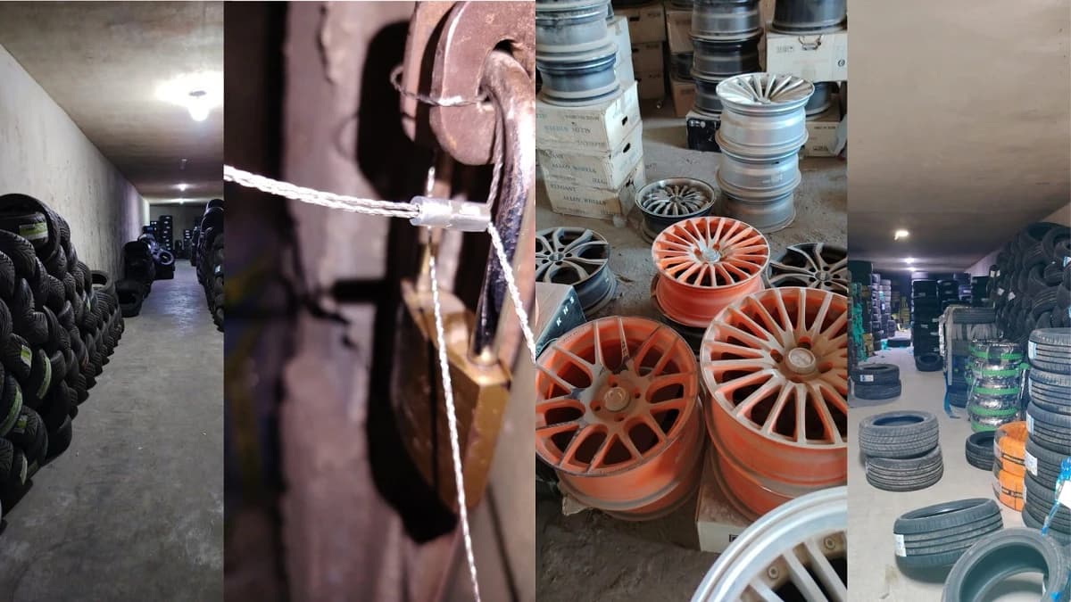 Amman seizes 5000 expired tires and 300 fake rims