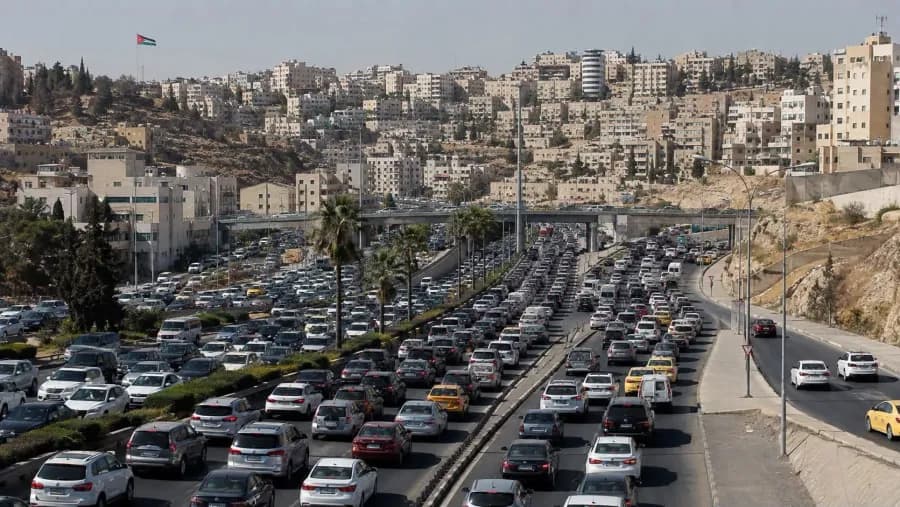 Jordan ranks second in Arab world for traffic congestion