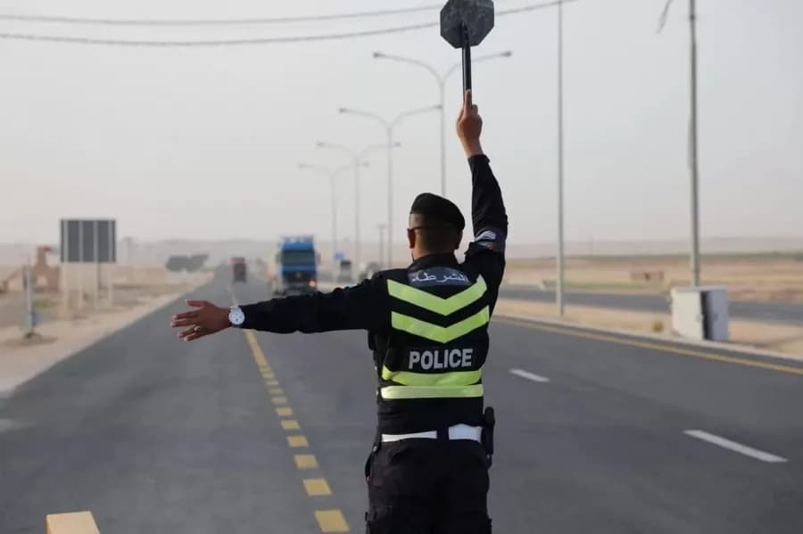 Patrols stop vehicle at 220 km/h near Shuayir
