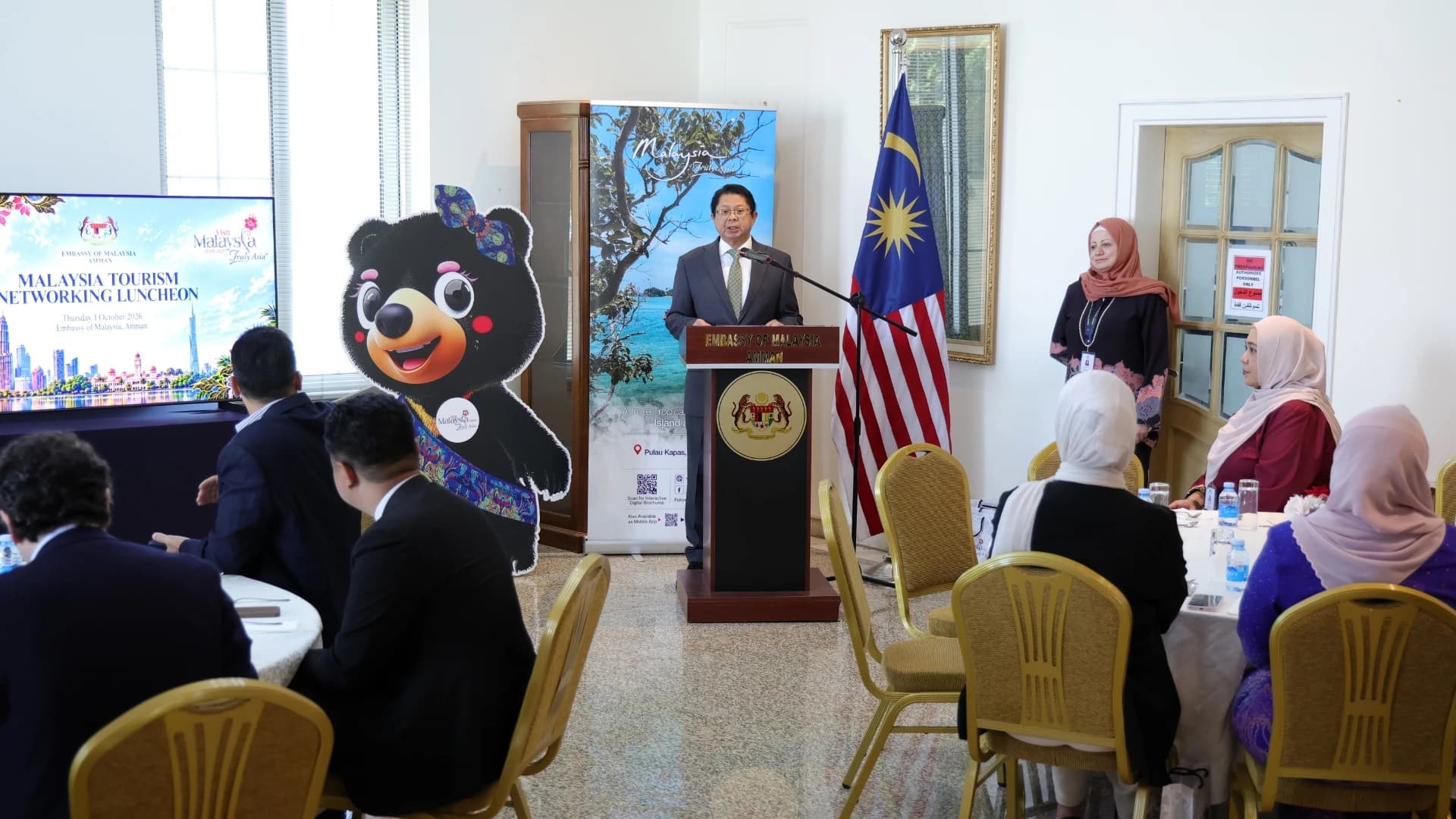 Malaysian Embassy promotes tourism with Jordan