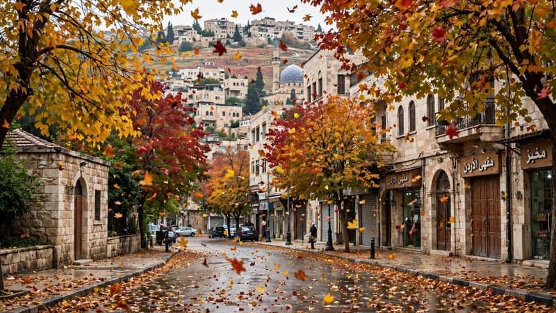 Rainy season outlook for Jordan in October