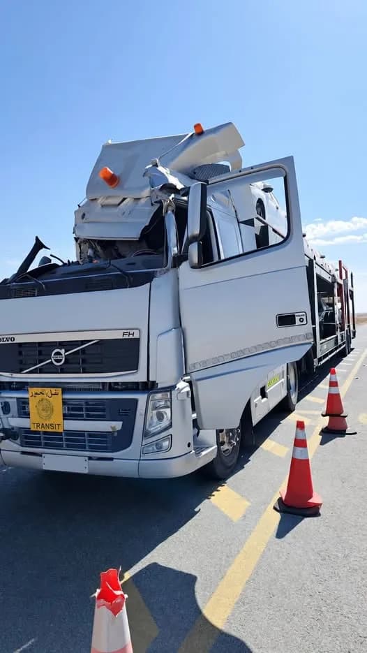 External patrols seize illegal vehicle transporter in Shuwairear