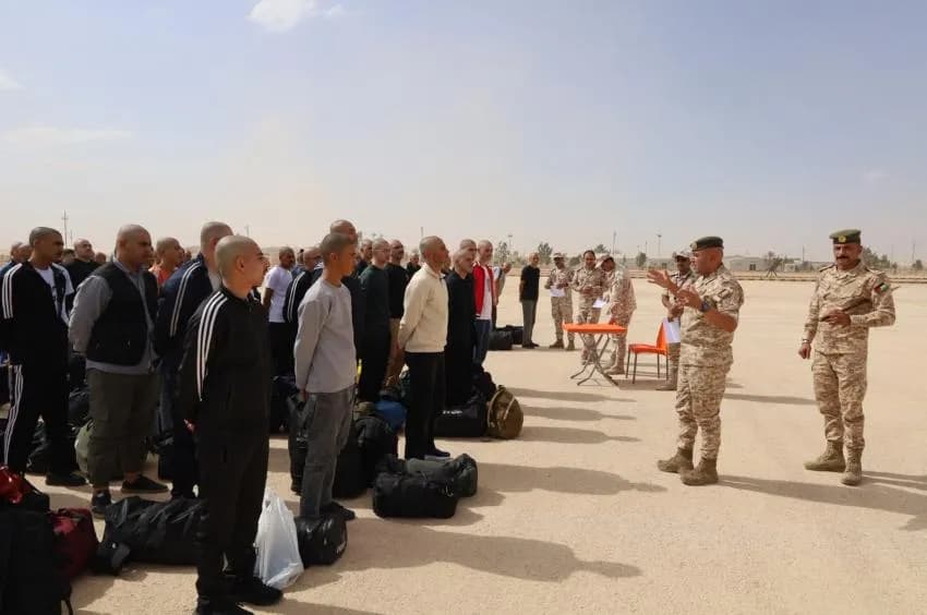 Third batch of recruits starts at Shuwayr Camps