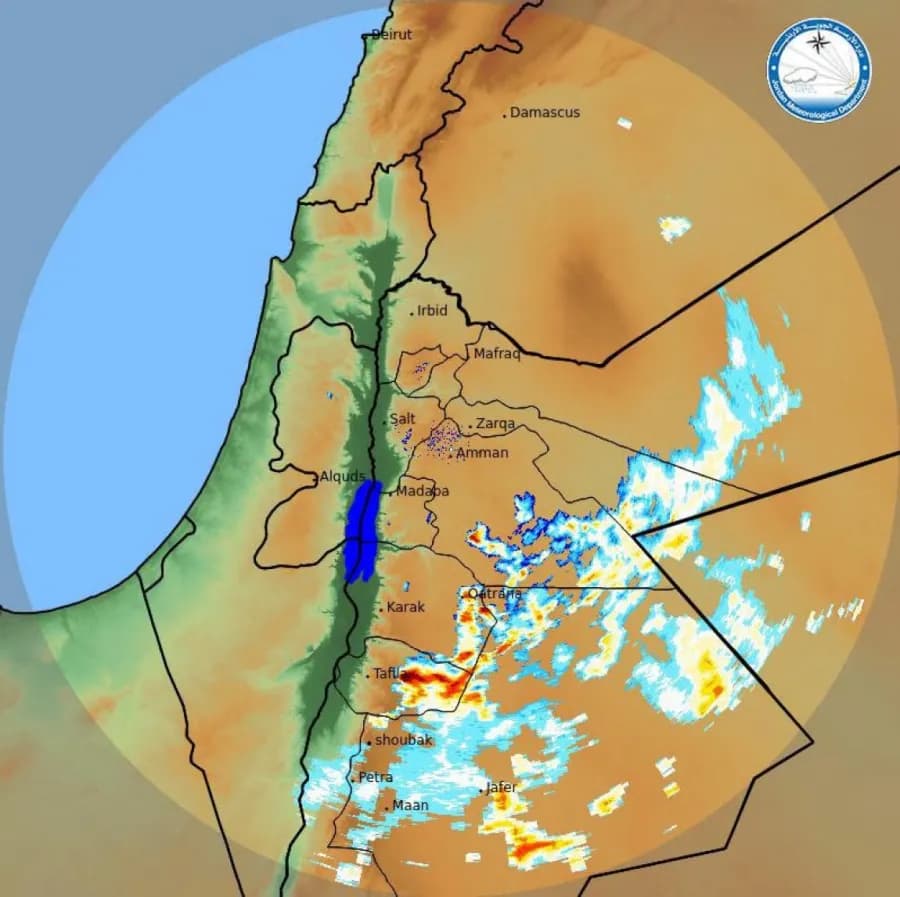 Storms hit southern regions and parts of Amman and Zarqa