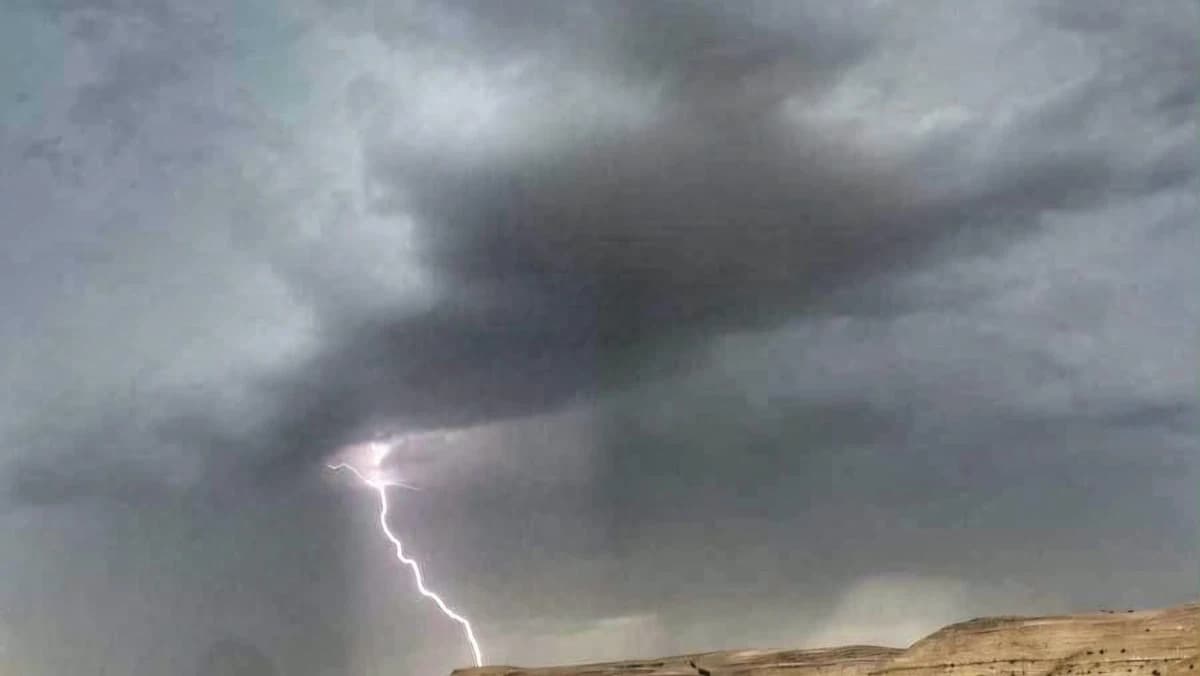 Arab Weather: Thunderstorm Clouds Reappear in Jordan's South and East