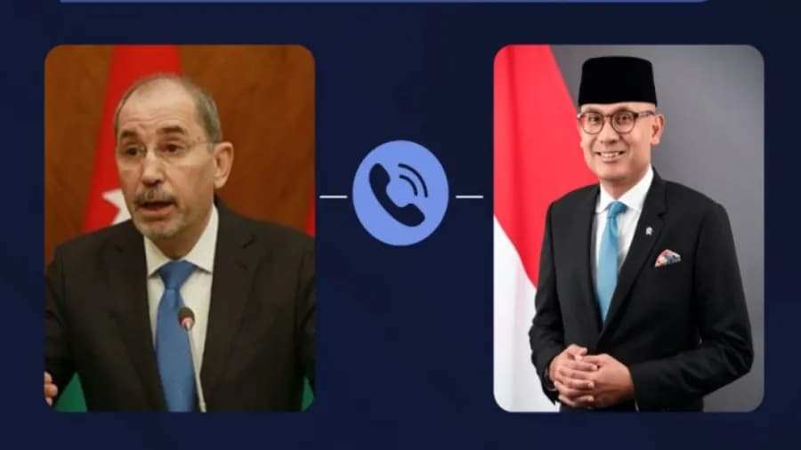 Al-Safadi talks cooperation with Indonesian official