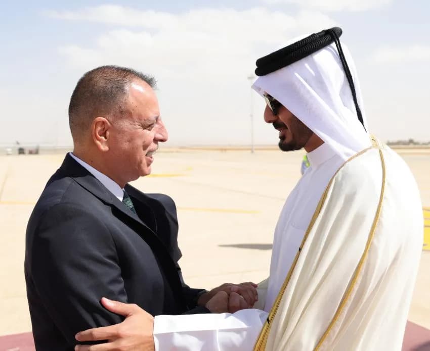 Al-Faraia and Qatari Official Discuss Security Cooperation
