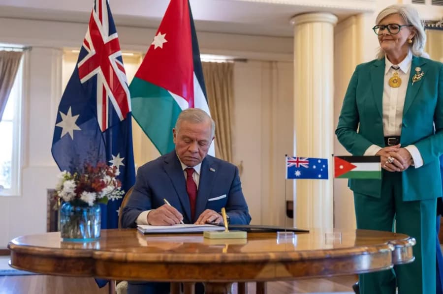 King Abdullah II returns home