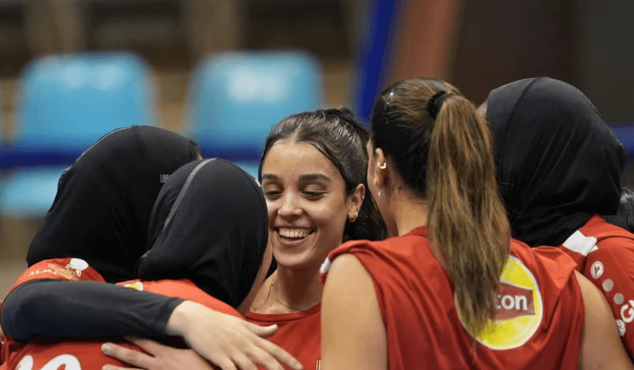 سيدات طائرة الأهلي في مجموعة العالم بالبرازيل