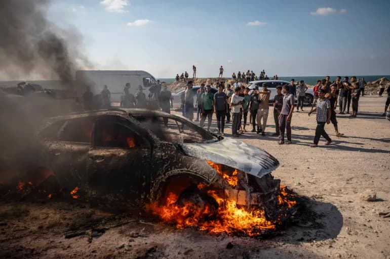 إصابة جنديين إسرائيليين بانفجار مسيرة في غزة