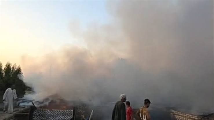 محافظ سوهاج يتخذ إجراءات بعد حريق الأبعادية