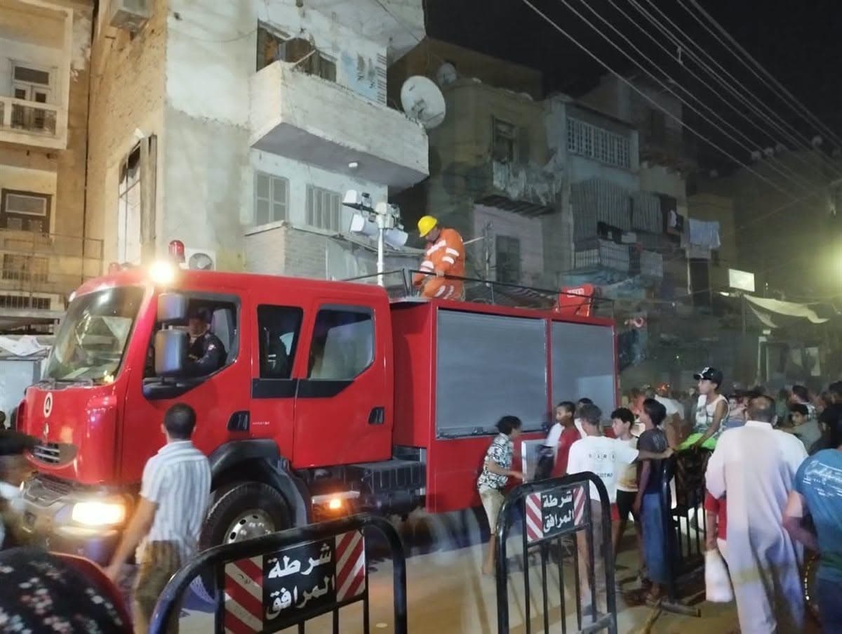 وفاة سيدة تحت أنقاض عقار بالمنيا